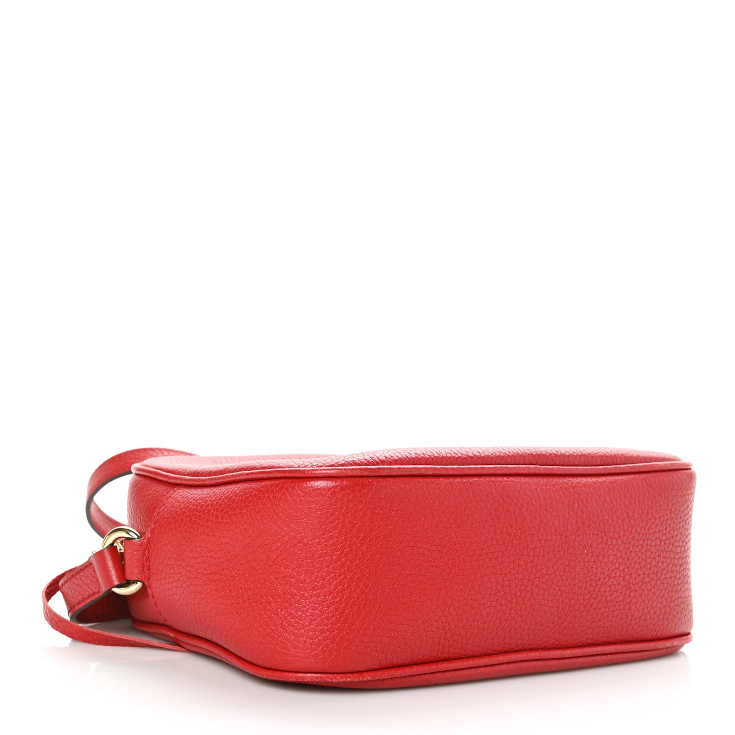 Pebbled Calfskin Small Soho Disco Bag Tabasco Red