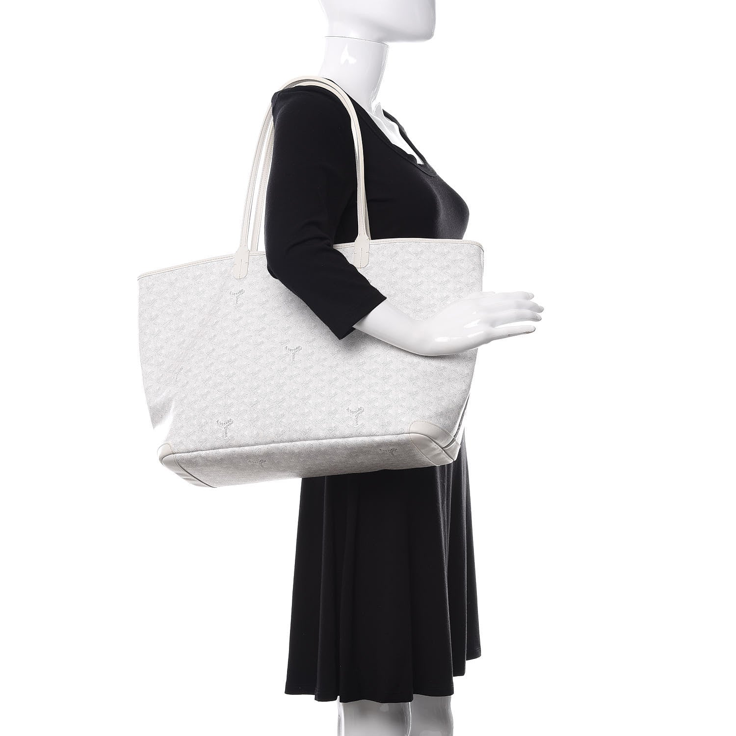 Goyard Goyardine Artois MM White 2 of 9
