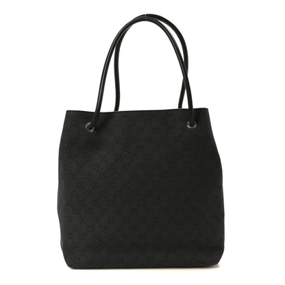 Gucci Canvas Monogram Gifford Shopping Tote Black 1 of 11