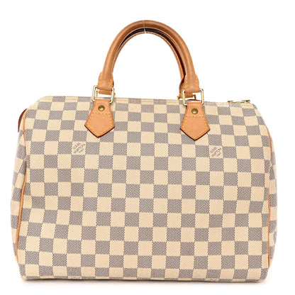 Louis Vuitton LOUIS VUITTON Damier Azur Speedy 30 1 of 12