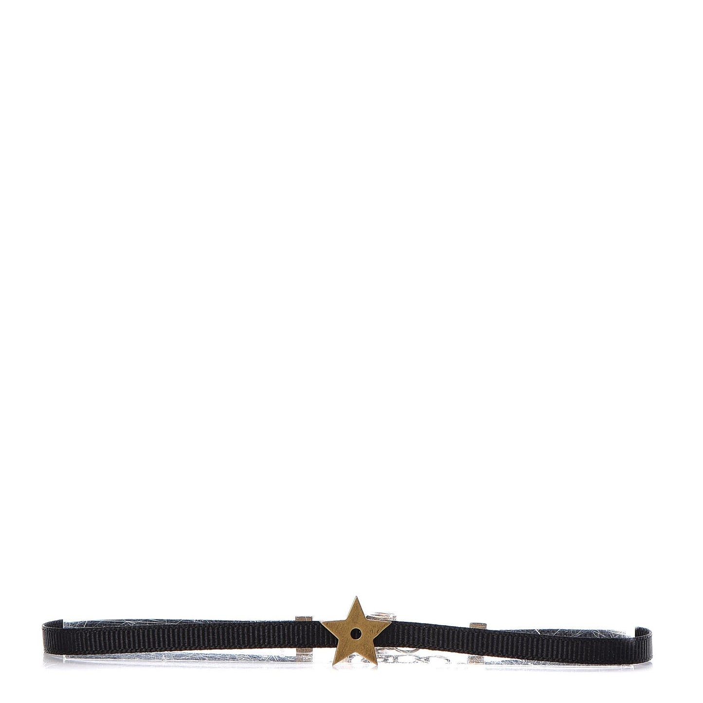 Ribbon Star Choker Black