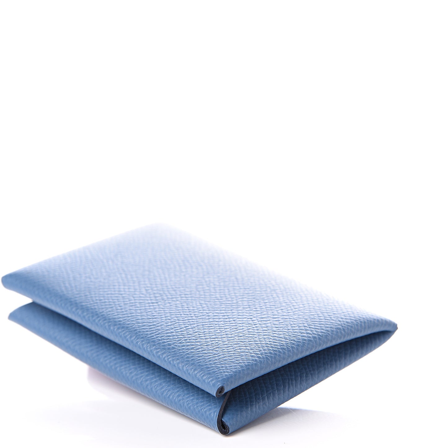 Epsom Calvi Card Case Deep Bleu
