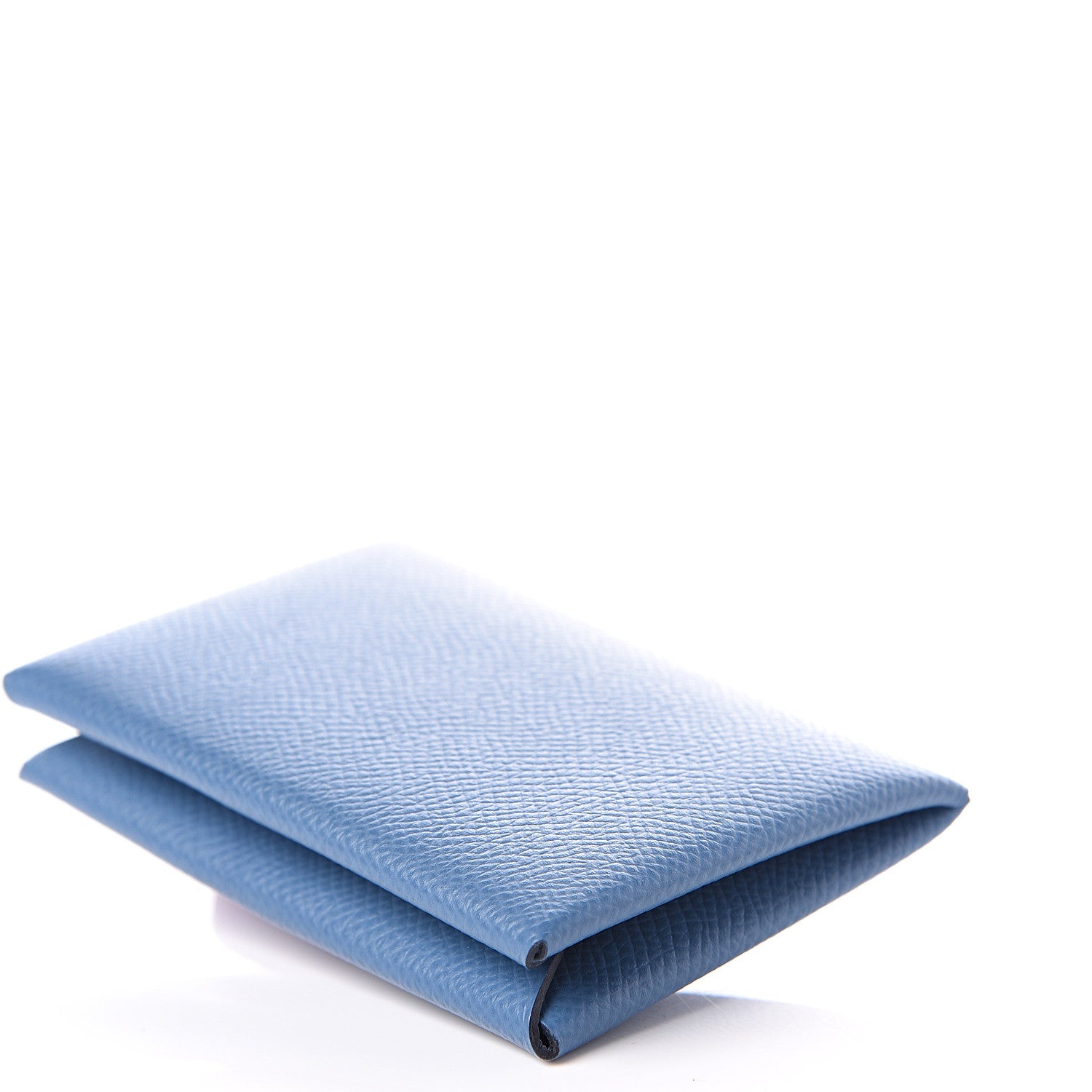 Hermes Epsom Calvi Card Case Deep Bleu 7 of 8