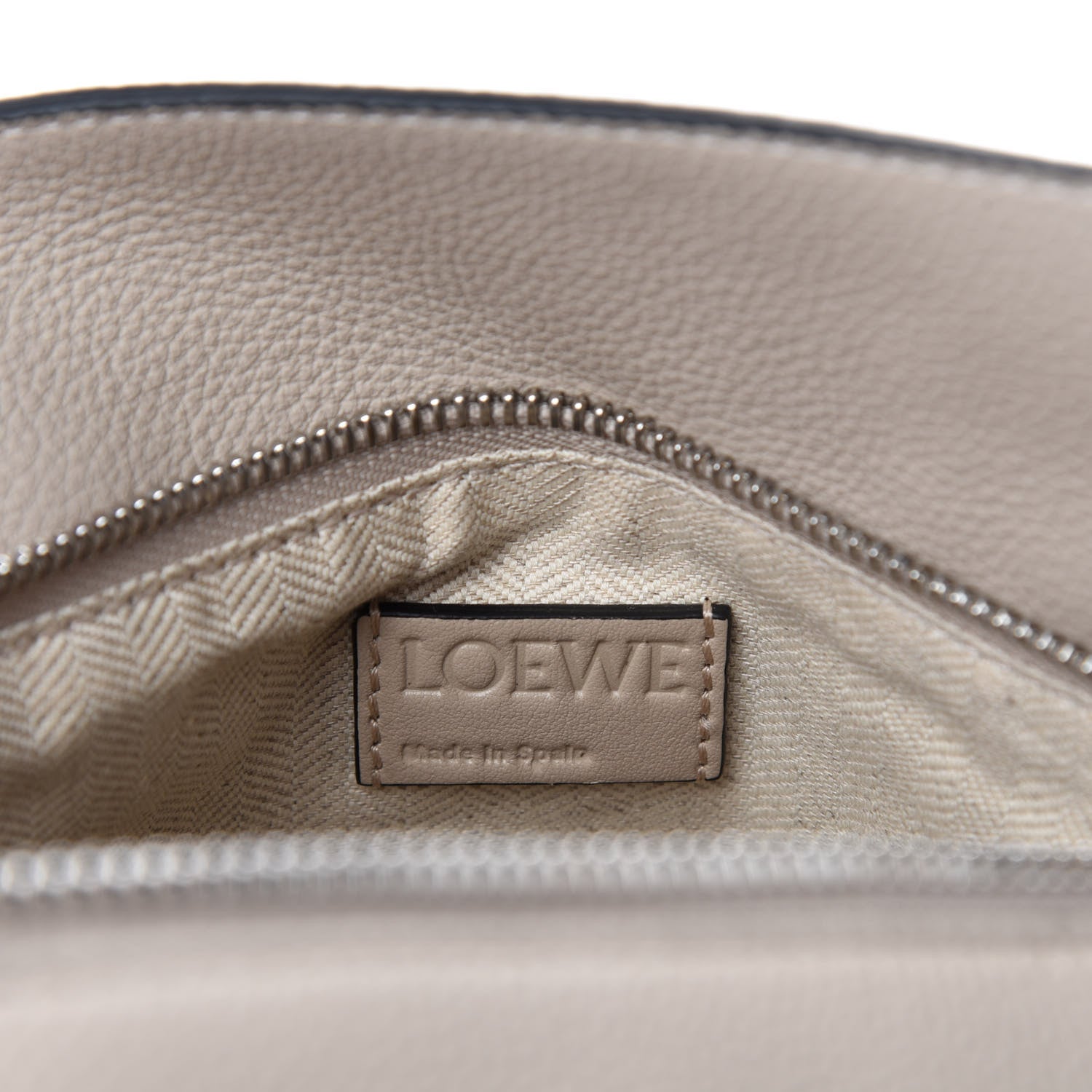 Loewe Calfskin Small Puzzle Bag Light Oat 8 of 11