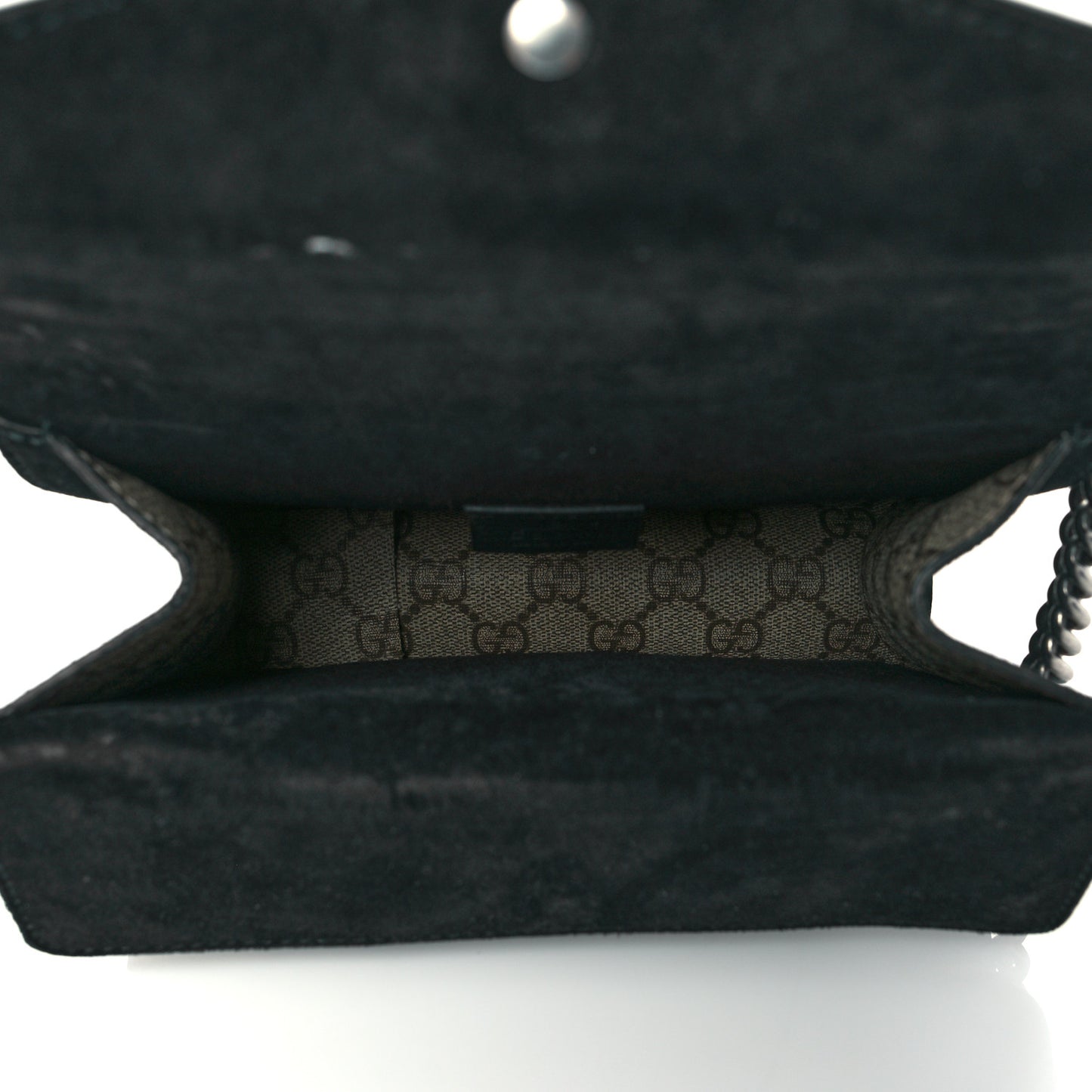 GG Supreme Monogram Mini Dionysus Shoulder Bag Black