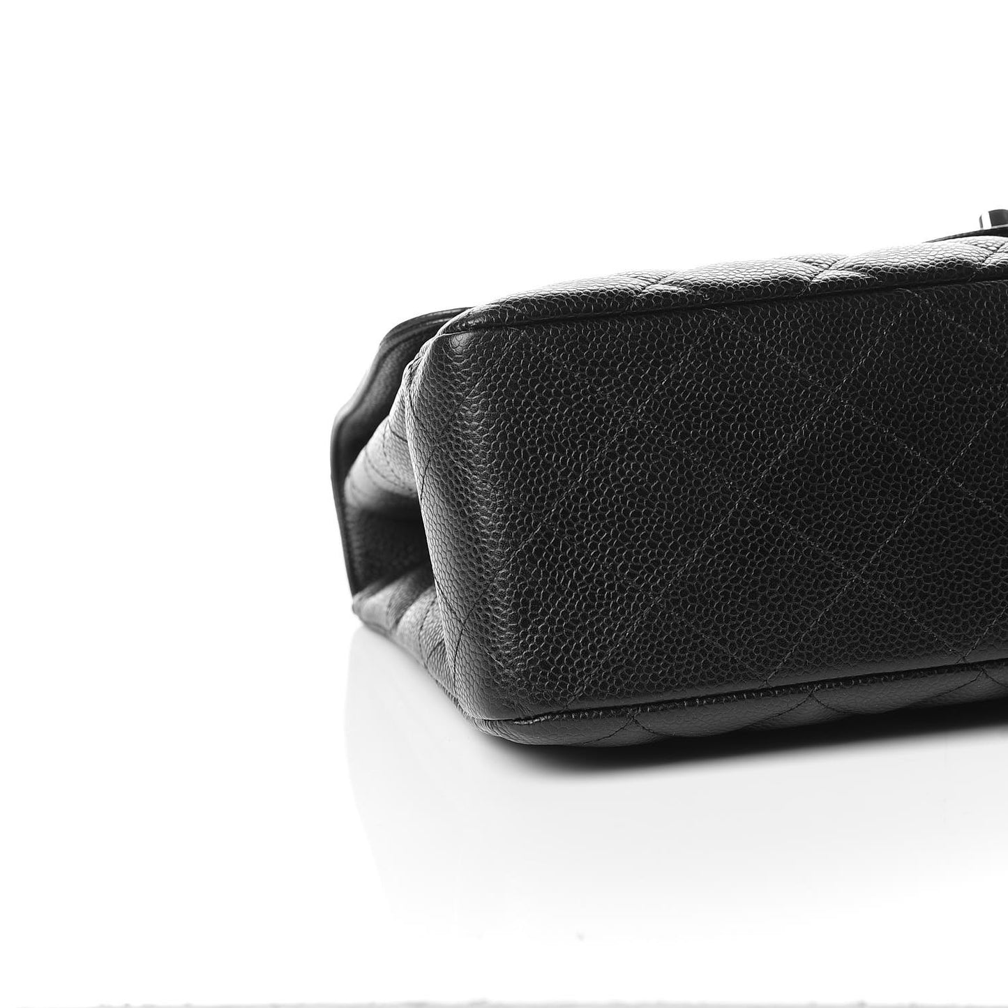 Caviar Quilted Jumbo Single Flap Black