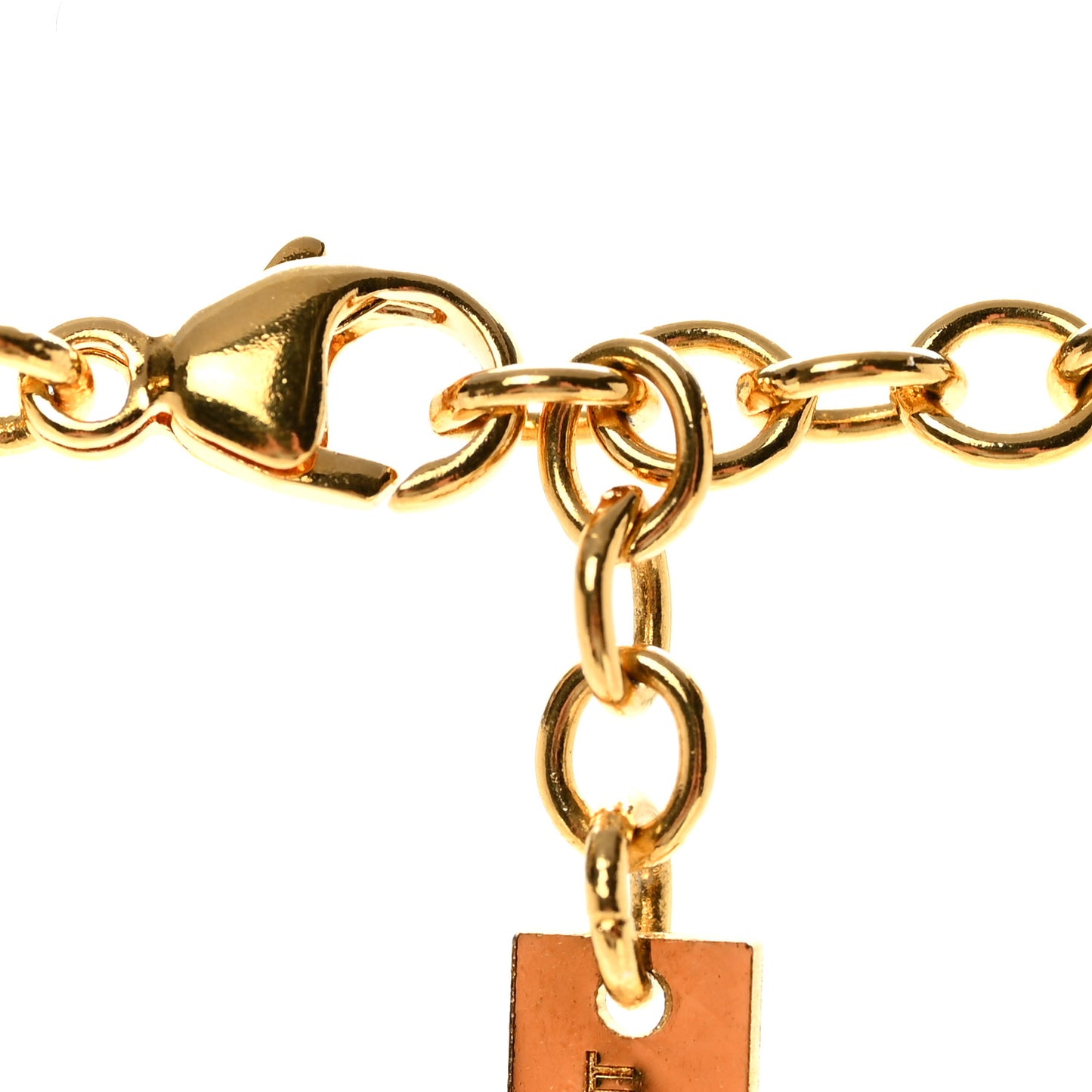 Metal Lighter Holder Necklace Gold