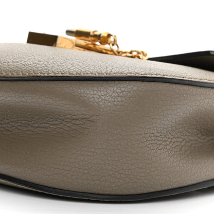 Chloe Grained Lambskin Mini Drew Shoulder Bag Motty Grey 5 of 15