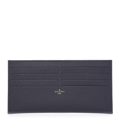 Louis Vuitton Calfskin Felicie Chain Wallet Card Holder Insert Marine Rouge 1 of 6