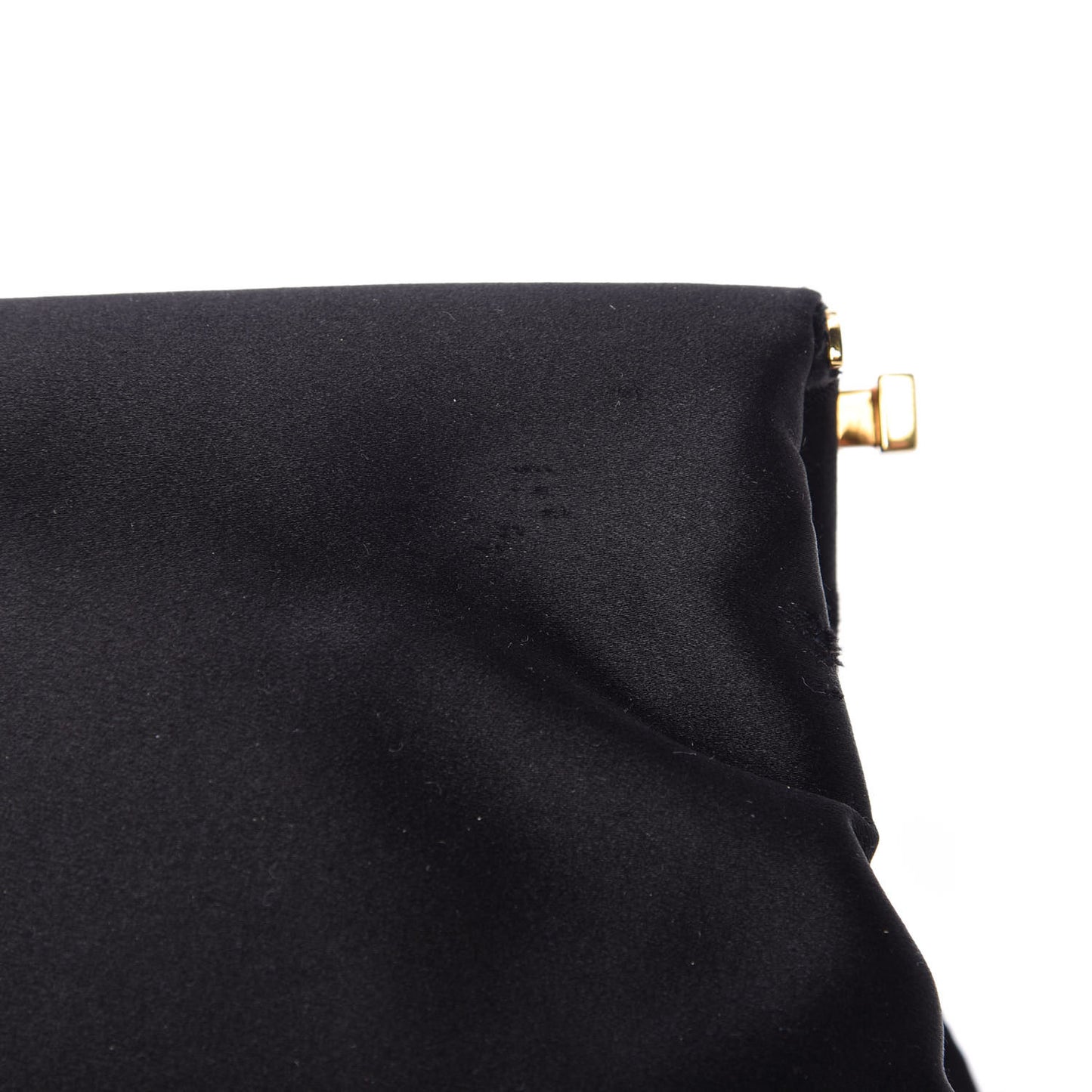 Satin Pochette Clutch Black