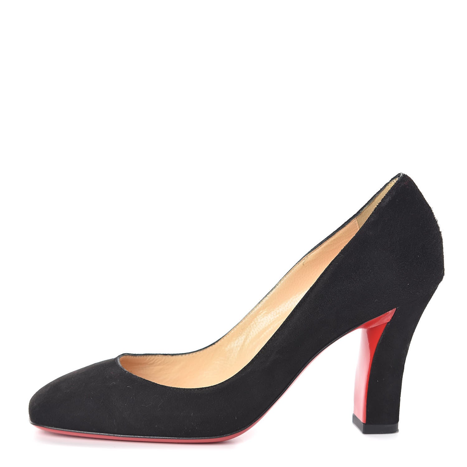 Christian Louboutin ; Veau Velours Viva 85 Pumps 36 Black 1 of 7