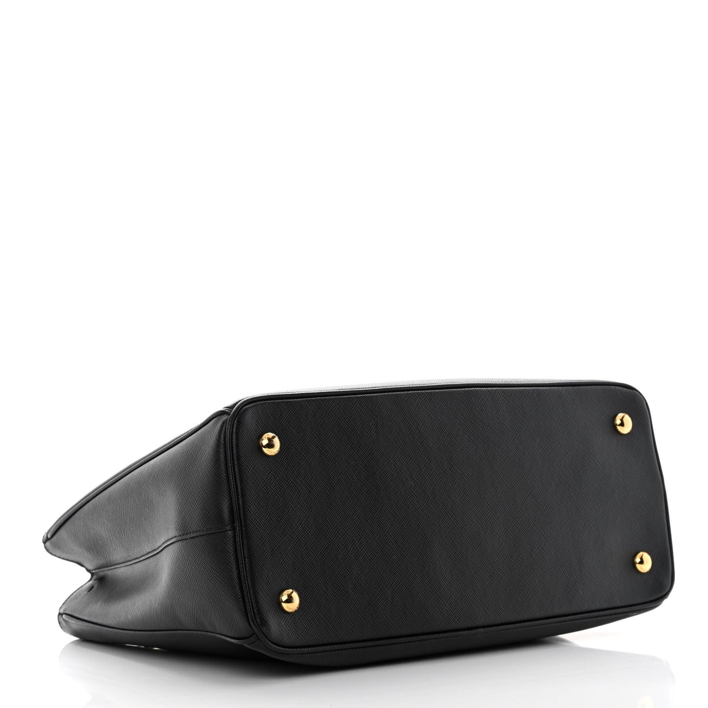 Saffiano Lux Medium Tote Black