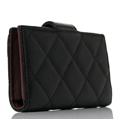Chanel Caviar Quilted Small Classic Wallet Black 3 of 9