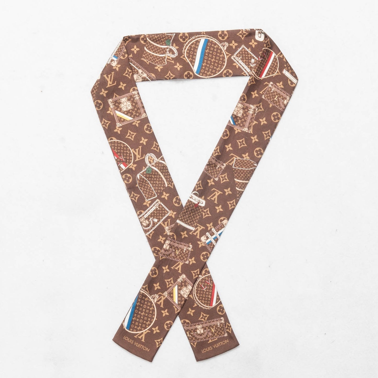 Silk Monogram Trunks Bandeau