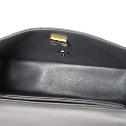 Chanel Lambskin Quilted Mini Rectangular Flap Grey 5 of 12