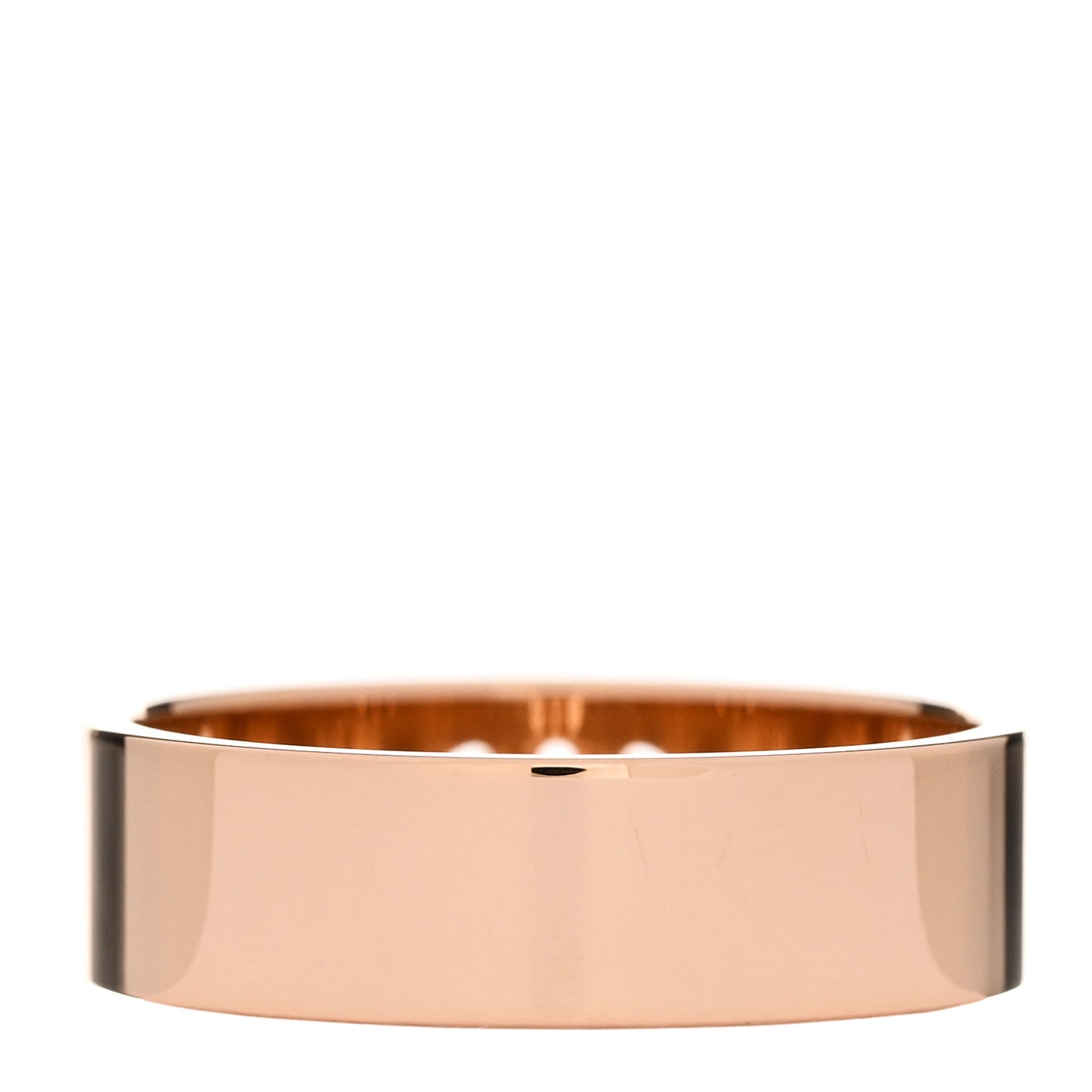 18K Rose Gold Diamond PM H D'Ancre Ring 55 7.25