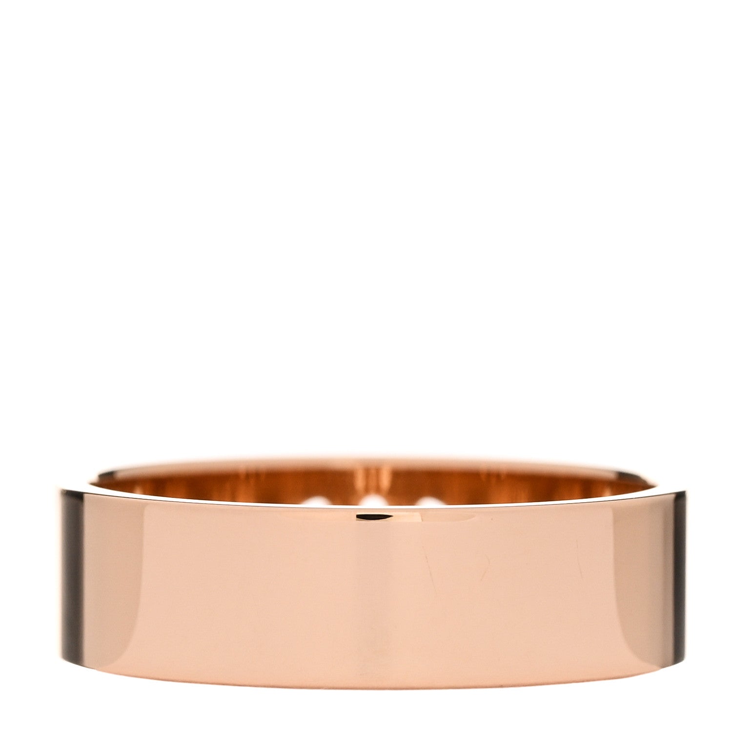 Hermes 18K Rose Gold Diamond PM H D'Ancre Ring 55 7.25 3 of 5