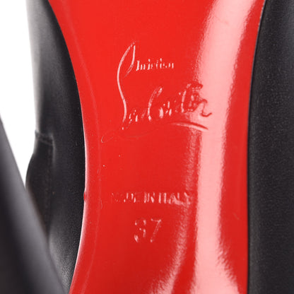 Christian Louboutin Calfskin Belle 100 Ankle Boots 37 Black 6 of 9