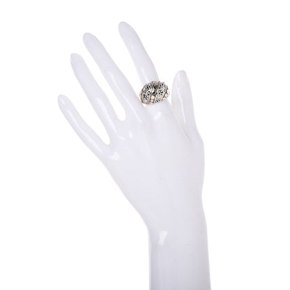John Hardy Sterling Silver 18K Yellow Gold Jaisalmer Dot Ring 53 6.5 2 of 7