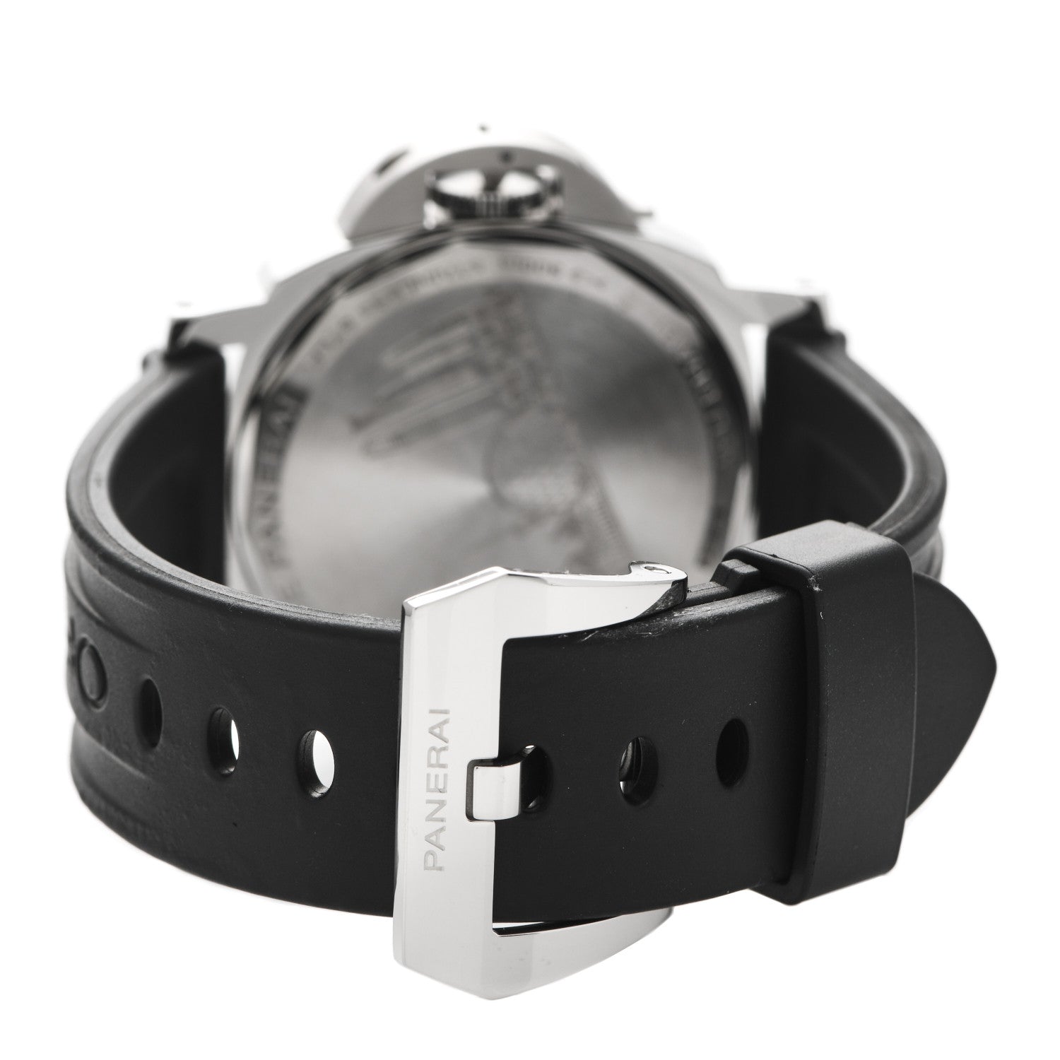 Panerai Stainless Steel Rubber 44mm Luminor Marina Abu Dhabi Edition Manual Winding Watch Black PAM00543 3 of 6