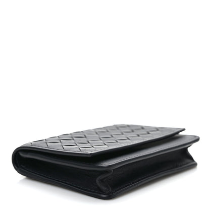 Bottega Veneta Nappa Intrecciato Card Holder Black 4 of 10