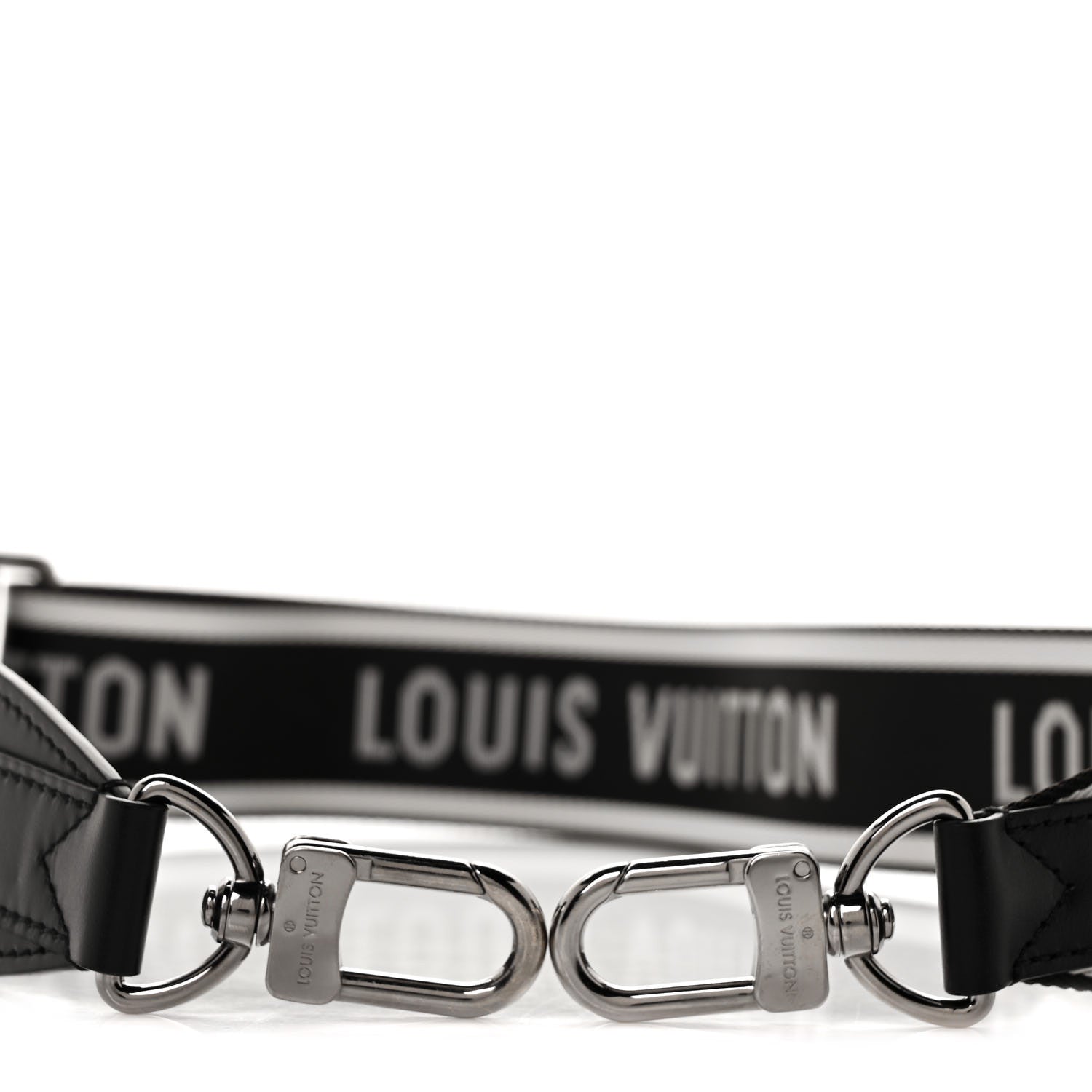 Louis Vuitton Nylon Jacquard Sporty Bandouliere Shoulder Strap Black 3 of 5