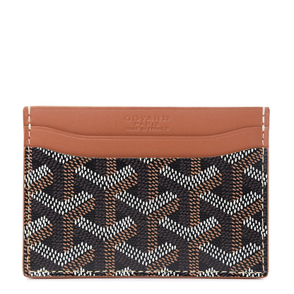 Goyard Goyardine Saint Sulpice Card Holder Black Gold 1 of 5