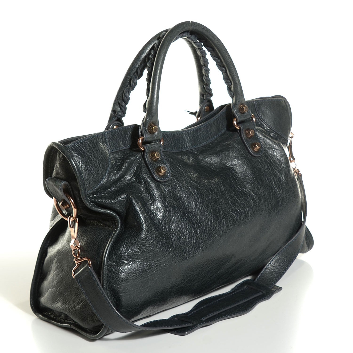 Balenciaga Agneau Giant 12 Rose Gold Hardware City Anthracite 3 of 15
