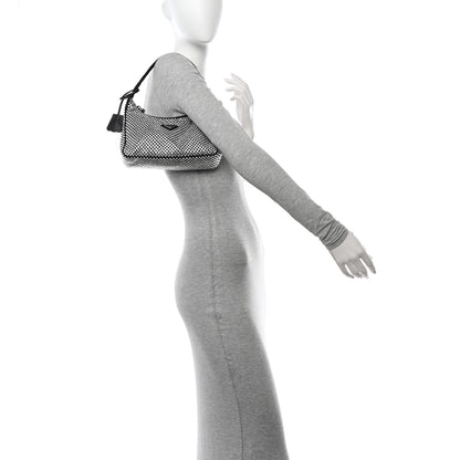 Prada Satin Crystal Mini Re-Edition 2000 Bag Cristal 2 of 10