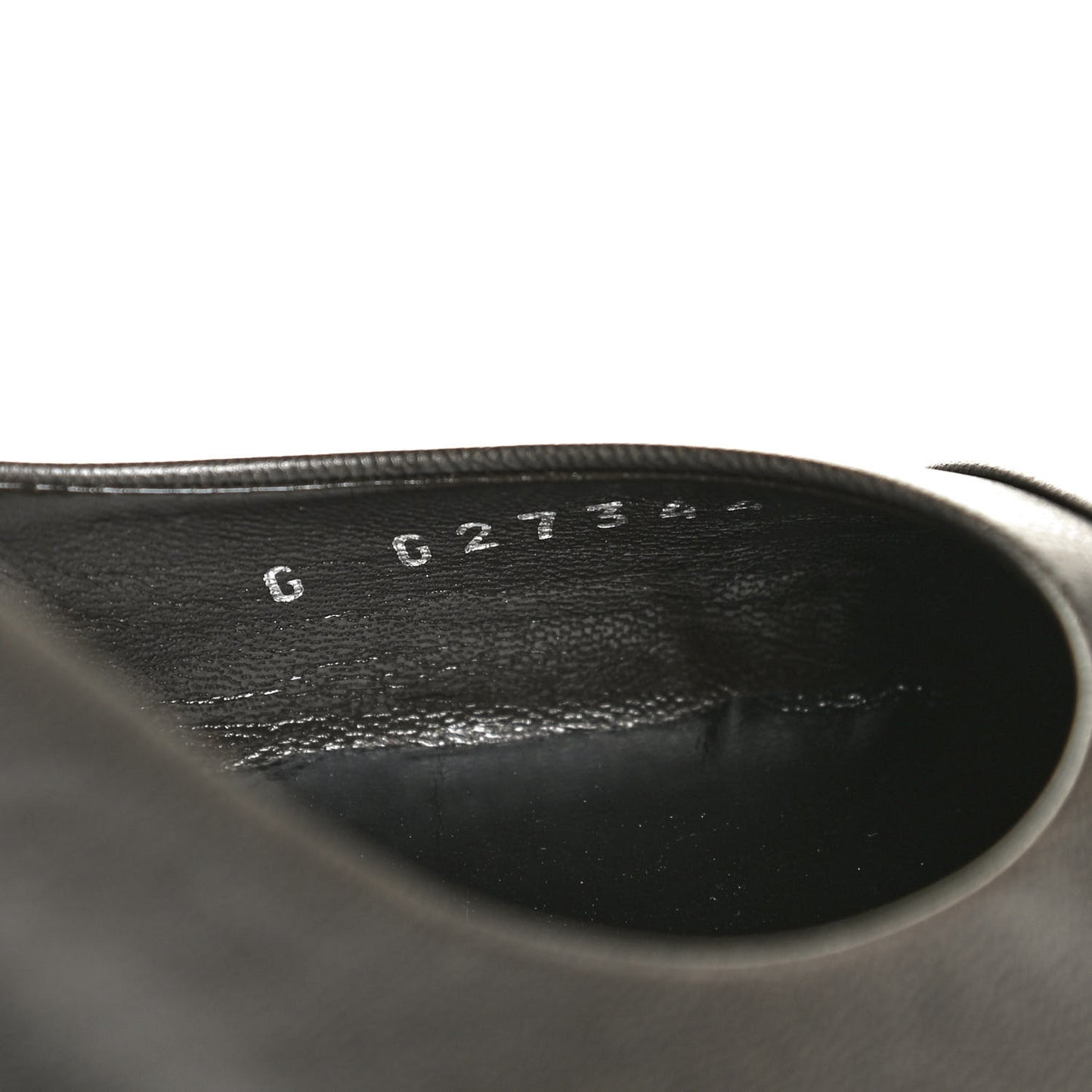 Lambskin Cap Toe CC Slingback Heels 39.5 Grey Black