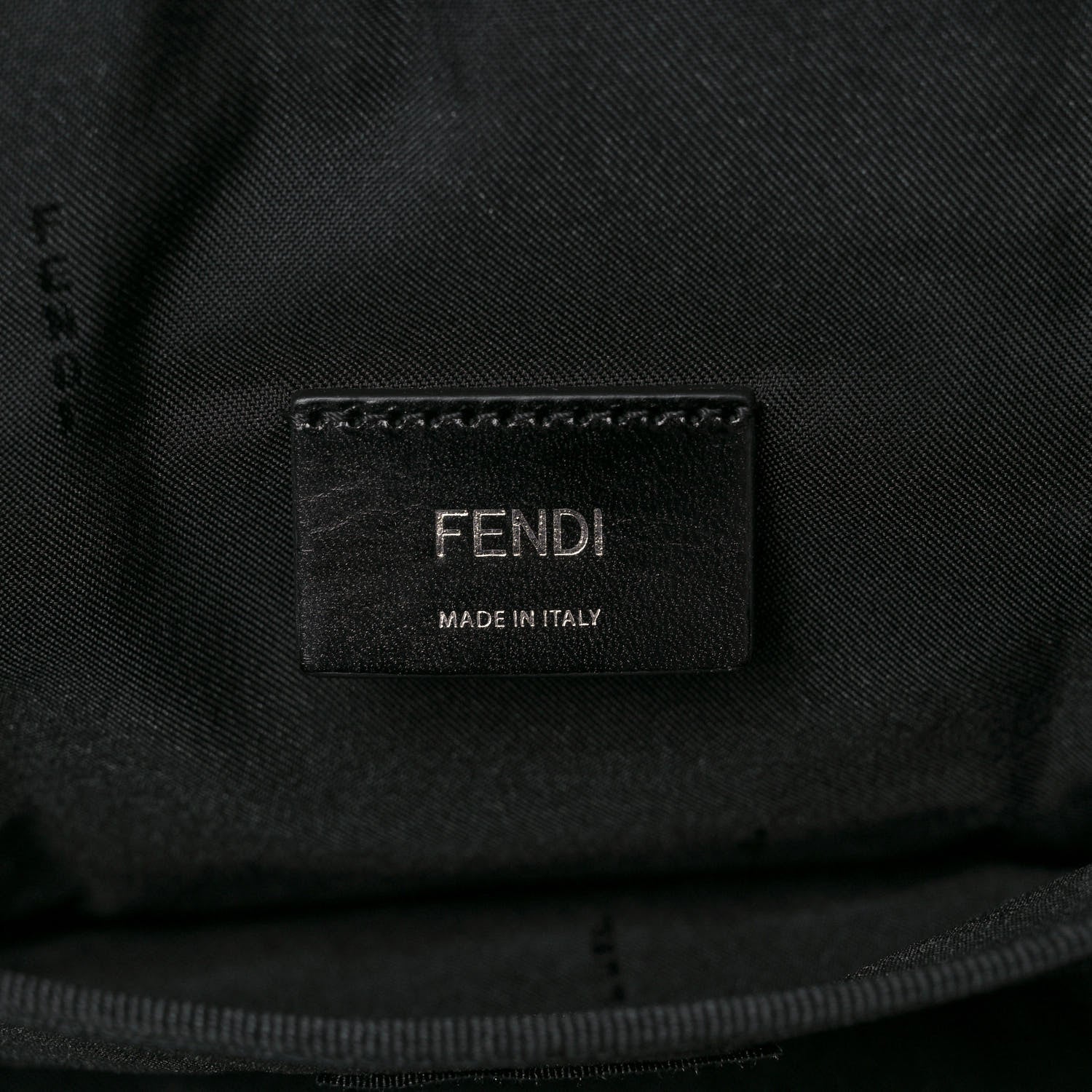Fendi Neoprene Mesh Vitello Grace FF Panelled Backpack Black Red 5 of 9