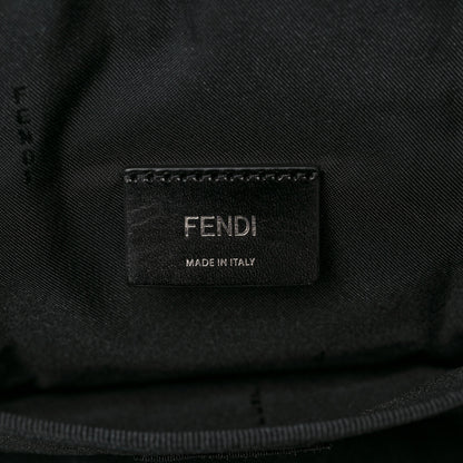Fendi Neoprene Mesh Vitello Grace FF Panelled Backpack Black Red 5 of 9