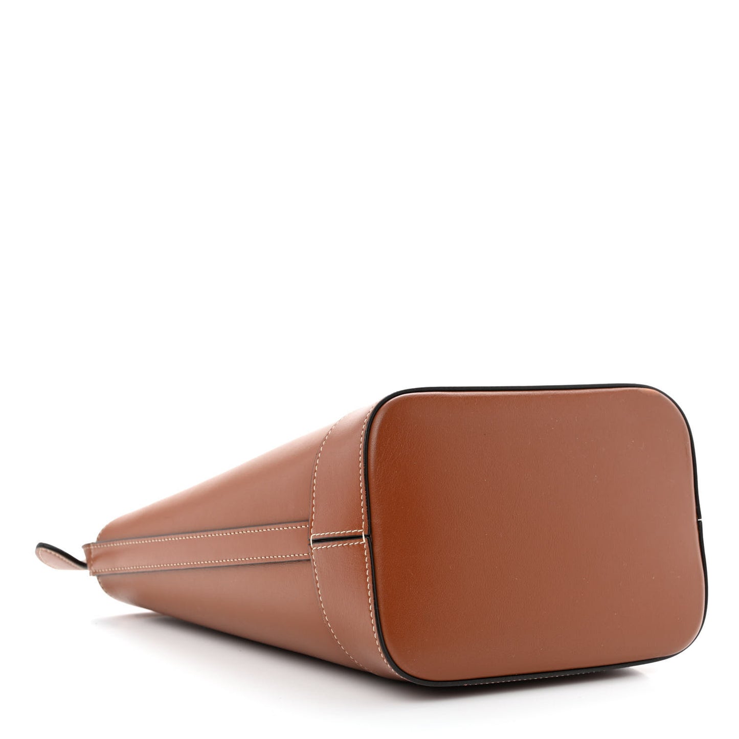 Smooth Calfskin Small Cuir Triomphe Bucket Bag Tan