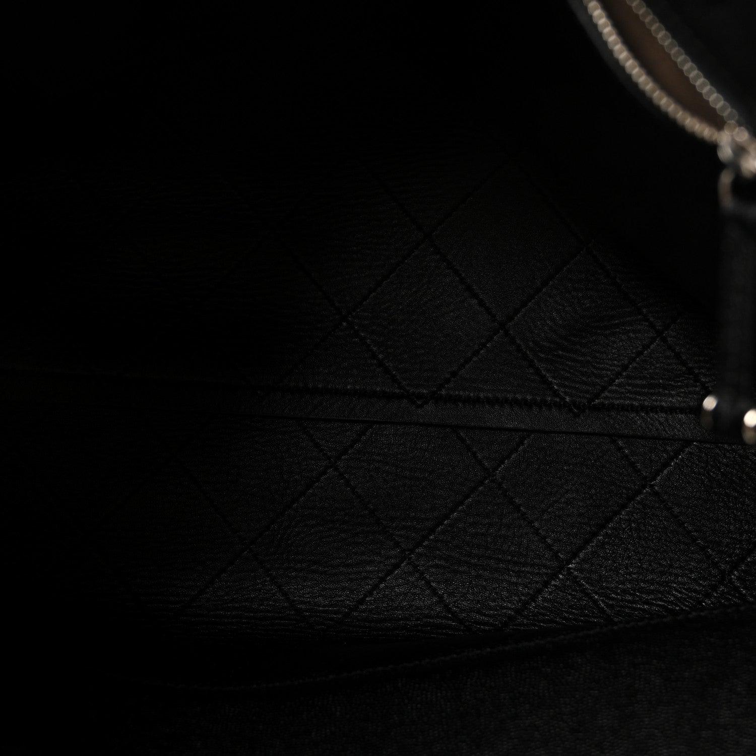 Chanel Caviar Stitched Large Shopping Tote Black 5 of 10
