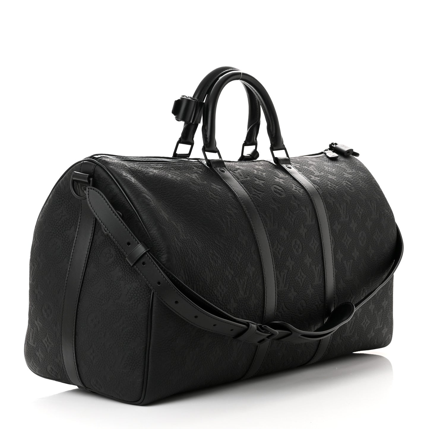 Taurillon Monogram Keepall Bandouliere 50 Black