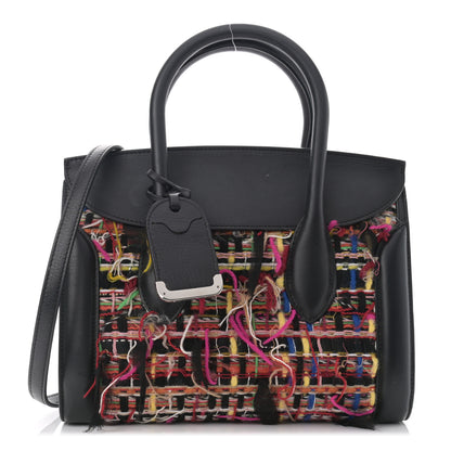 Alexander McQueen Tweed Sweet Calfskin Small Heroine 30 Multicolor Black 1 of 12