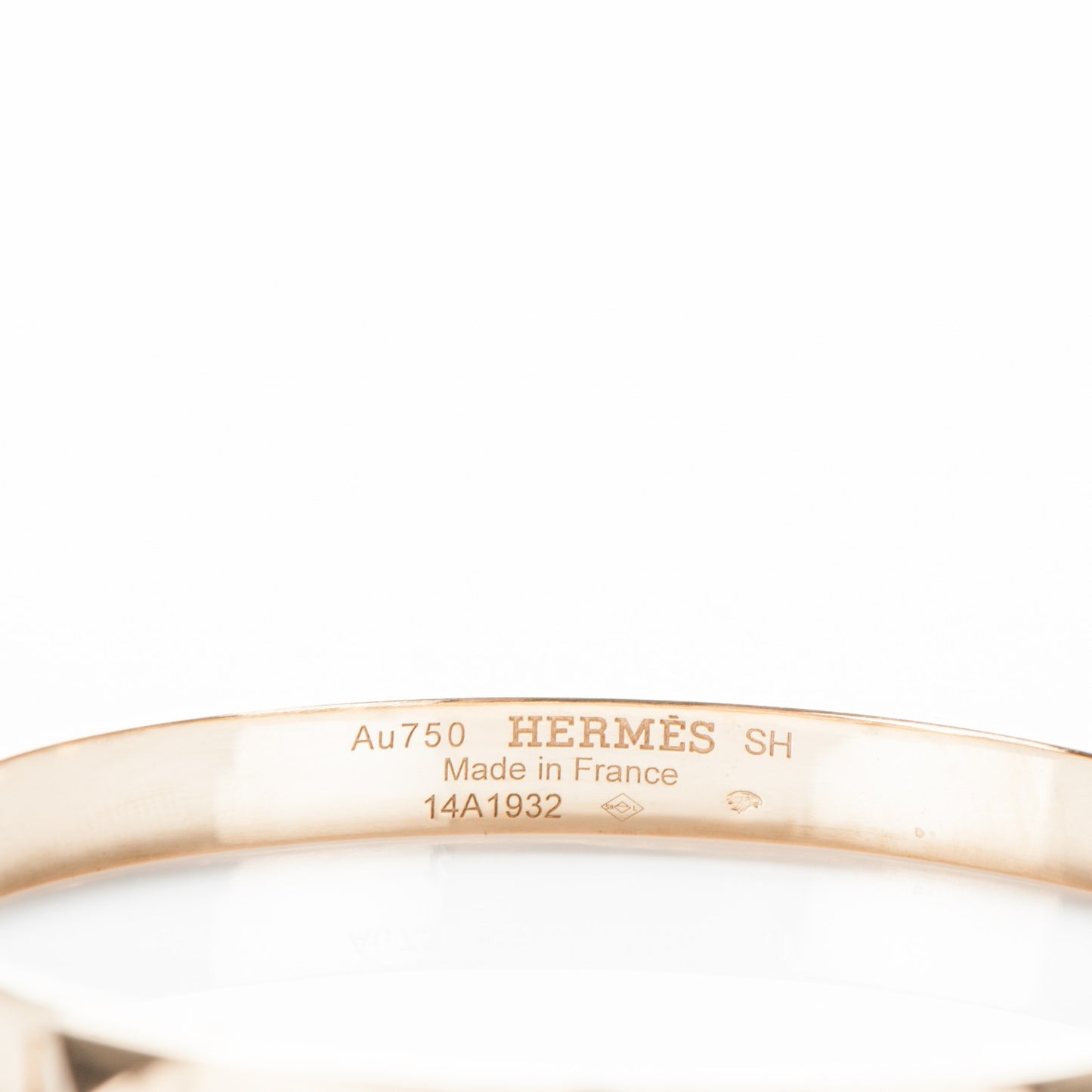 18K Yellow Gold PM Collier De Chien Bracelet SH