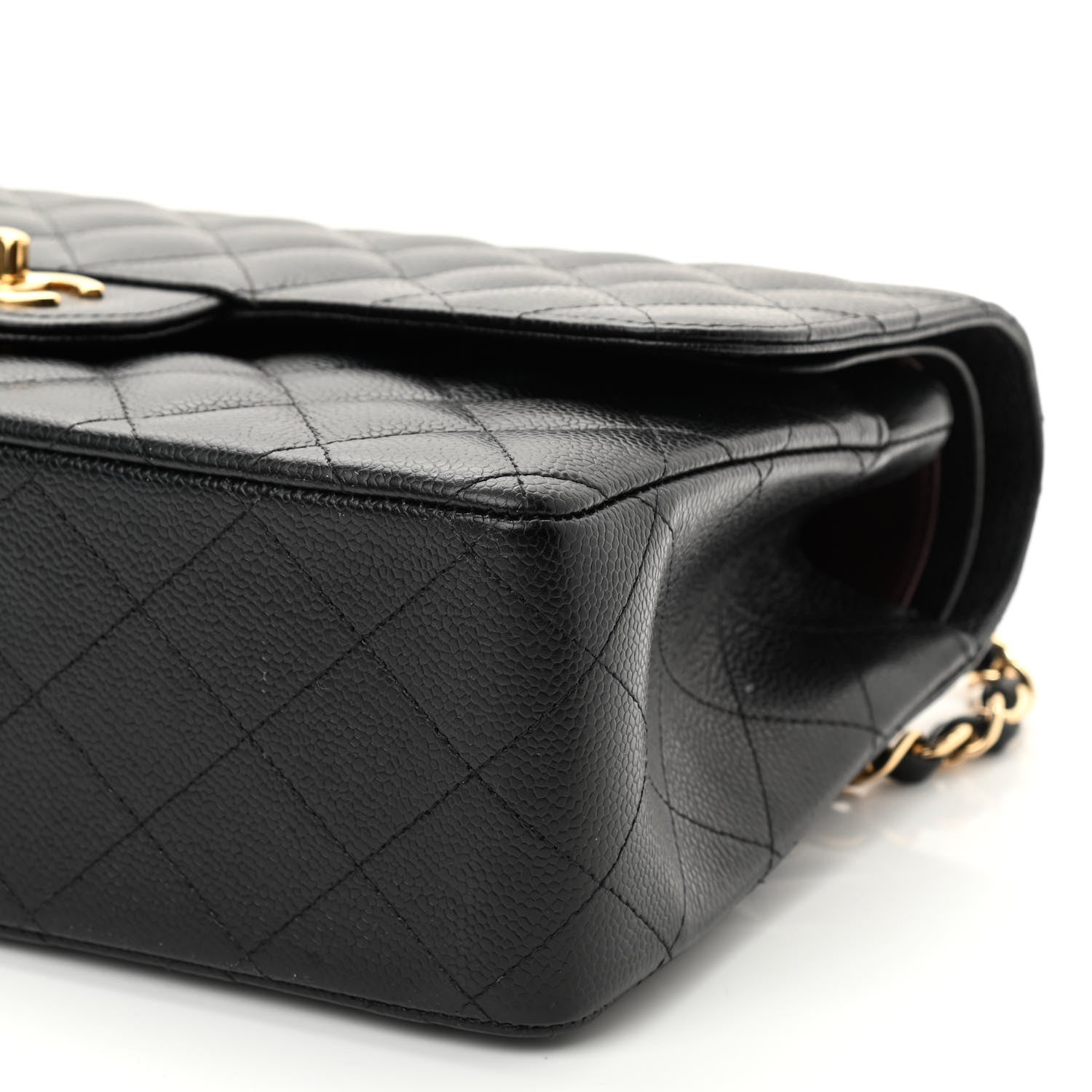 Chanel Caviar Quilted Jumbo Double Flap Black 10 of 10