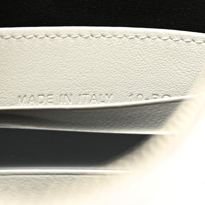 Christian Dior X DANIEL ARSHAM Grained Calfskin Newspaper Wristlet White 7 of 12