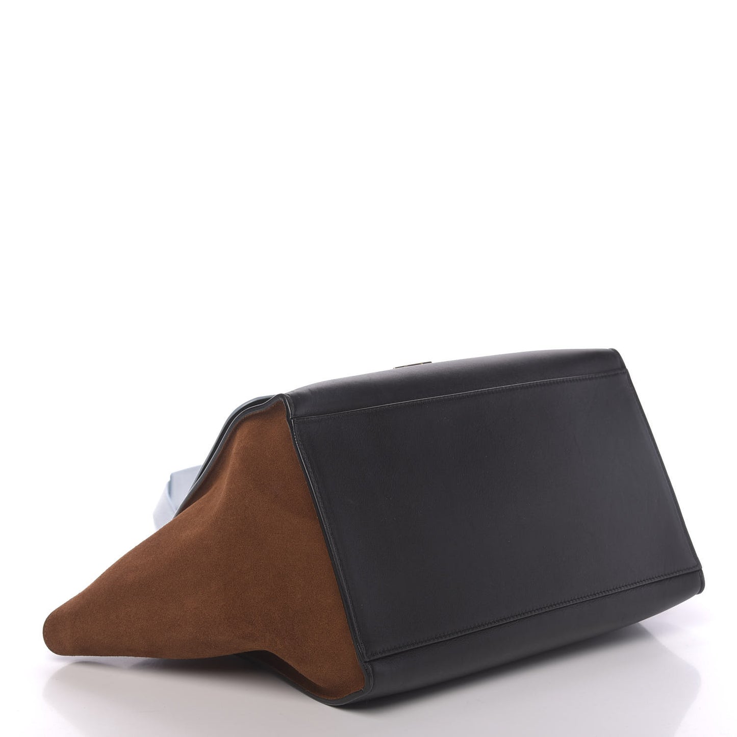 Velluto Calfskin Suede Medium Tri-Color Trapeze