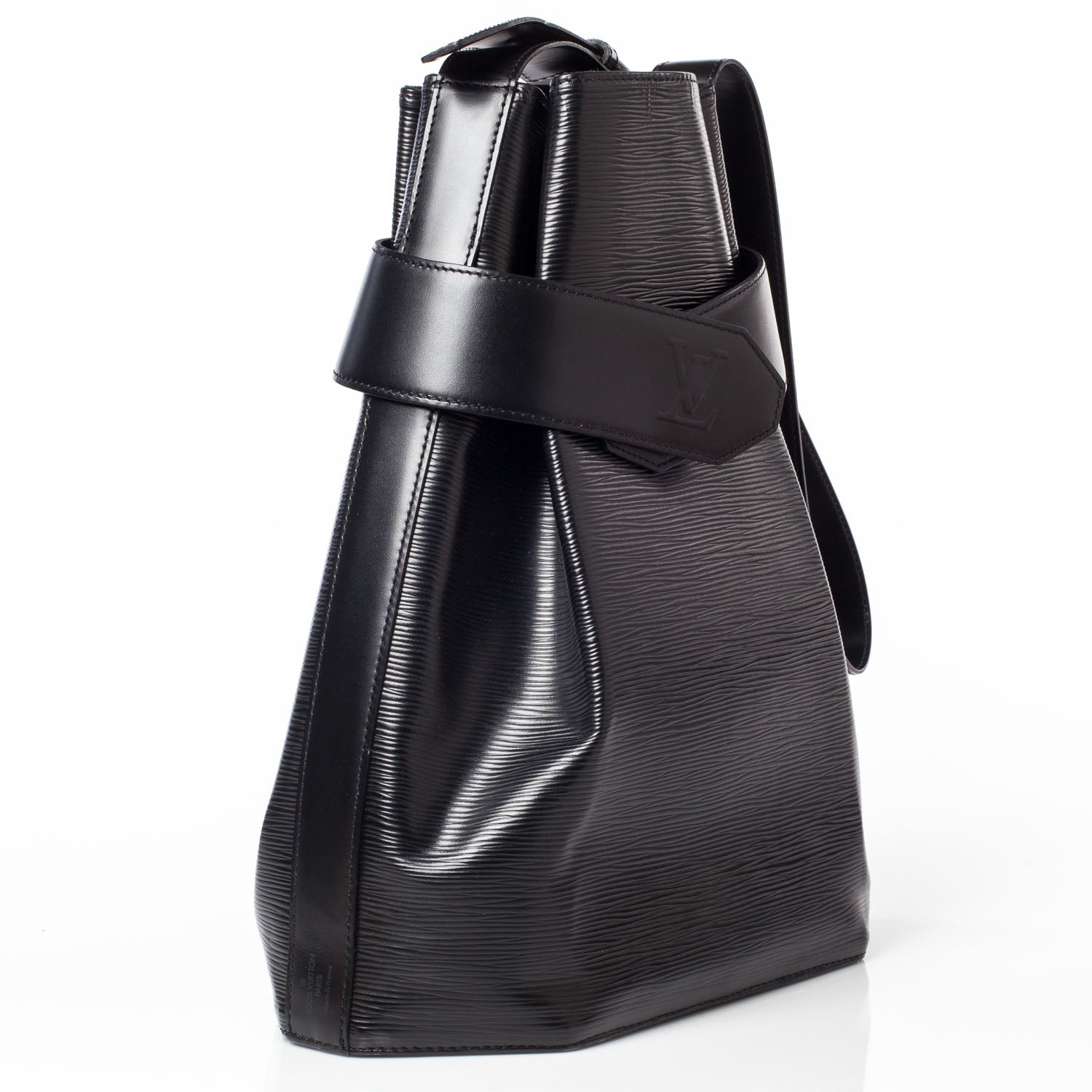 Louis Vuitton Epi Sac D'Epaule Black 3 of 11