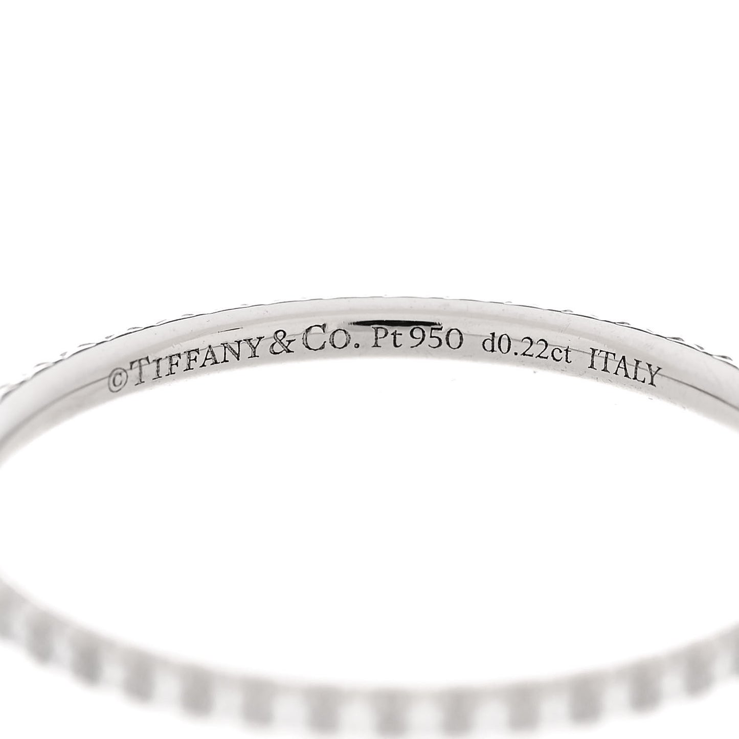 Platinum Diamond Metro Full Eternity Band Ring 56 7.5