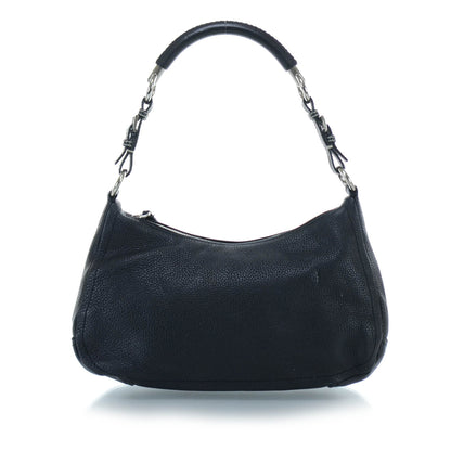 Prada Leather Small Hobo Bag Nero Black 1 of 12