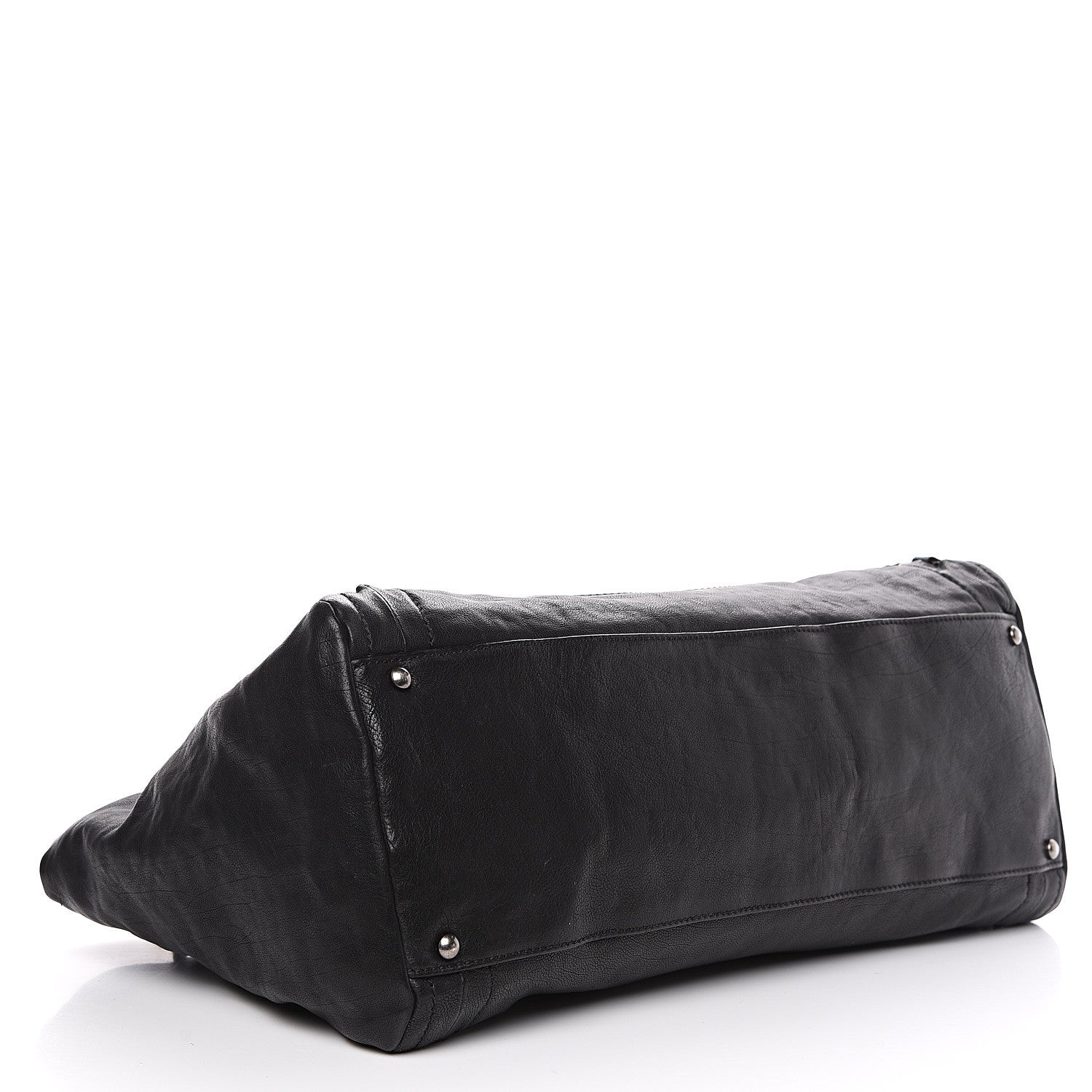 Chanel Glazed Calfskin East West Modern Chain Tote Black 3 of 13