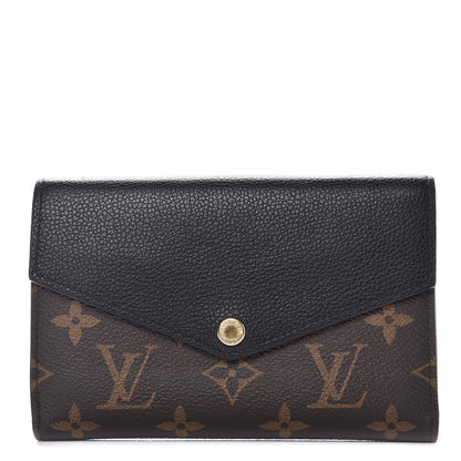 Louis Vuitton Monogram Pallas Compact Wallet Black 1 of 8