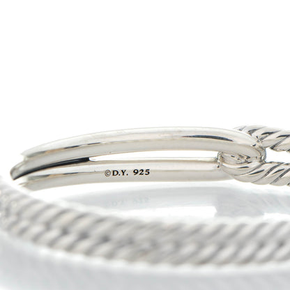 David Yurman Sterling Silver 10mm Single Loop Labyrinth Bracelet 4 of 5