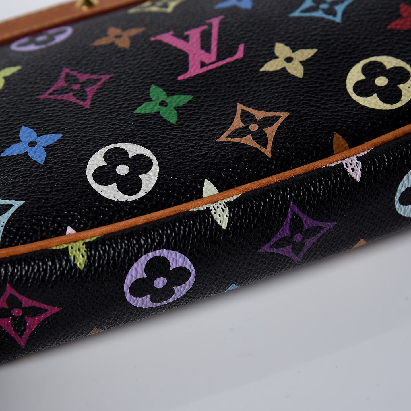 Monogram Multicolor Pochette Accessories Black
