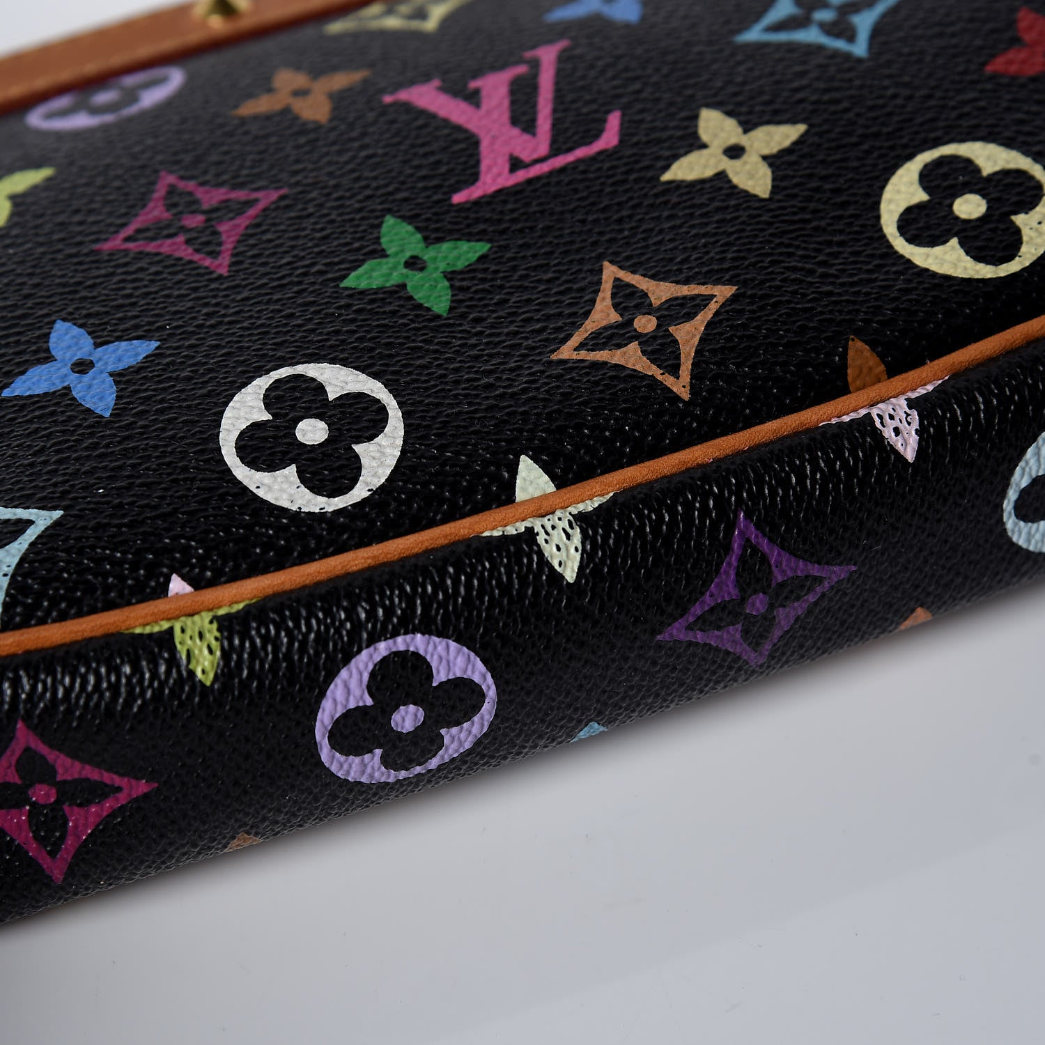 Louis Vuitton Monogram Multicolor Pochette Accessories Black 12 of 16