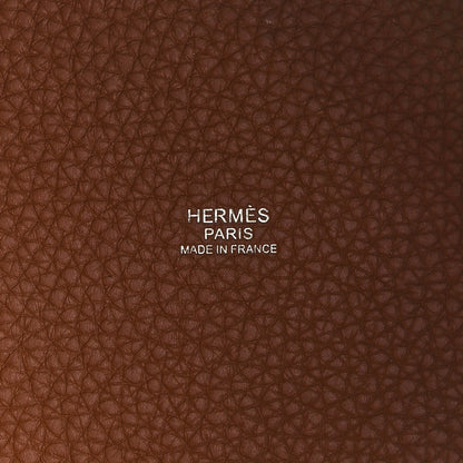 Hermes Taurillon Clemence Picotin Lock 22 MM Gold 6 of 11