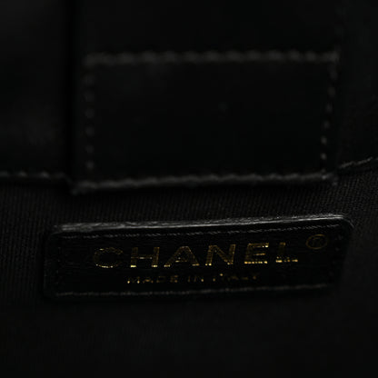 Chanel Calfskin Quilted Hobo Black 6 of 12